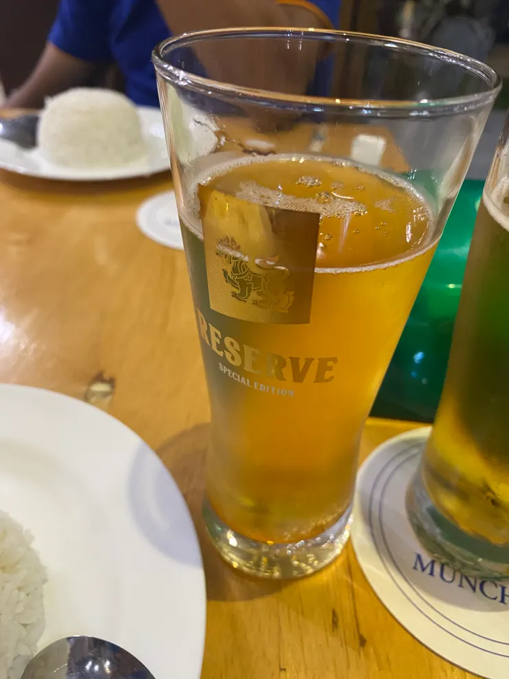 我個人滿喜歡這款泰國本地啤酒,尾韻帶點啤酒花的苦味,很爽口。