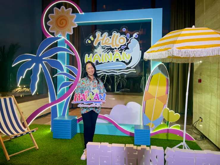 第一次踏上酷酷的海南很開心