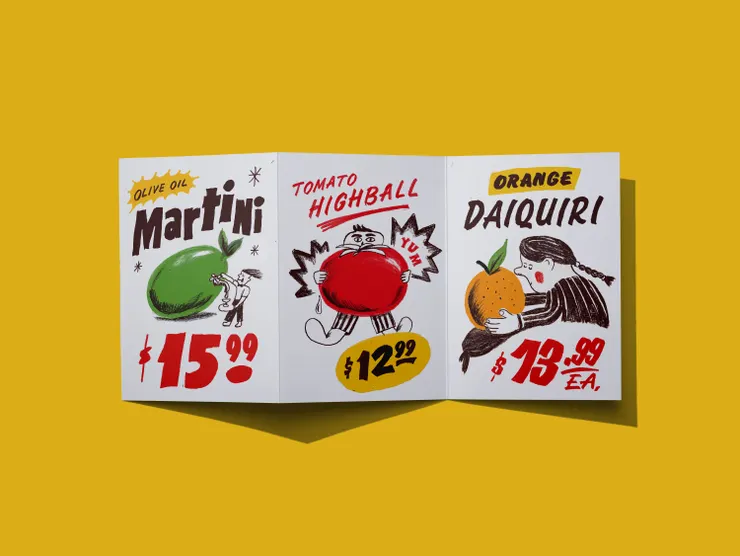 David 將字體設計所學運用在插畫作品中