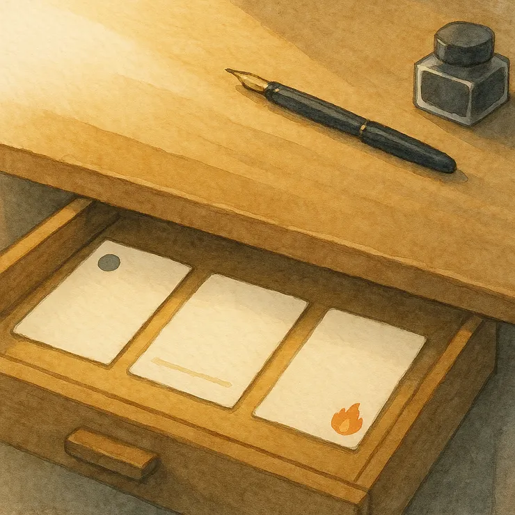 先看卡,再開口。