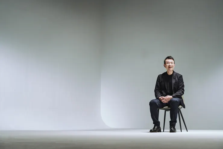 金馬執委會執行長 聞天祥《影迷學》線上課程拍攝現場／學籽文創 提供