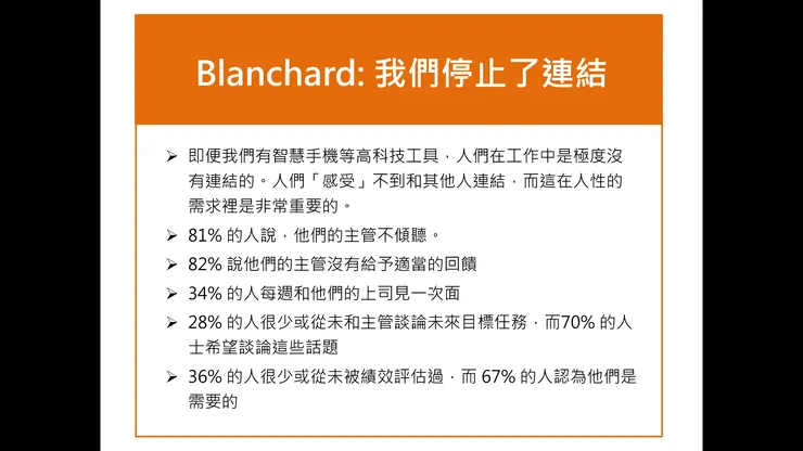 Ken Blanchard,他最成功的書《一分鐘經理》（The One Minute Manager）已售出超過1500萬冊，並被翻譯成47種語言