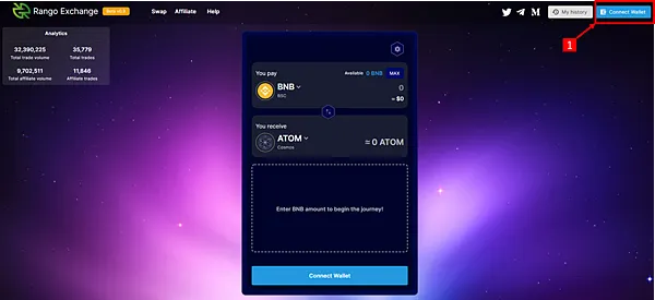 跨鏈橋｜ Rango Exchange 我的第一次跨鏈體驗 POLYGON鏈 to BSC鏈