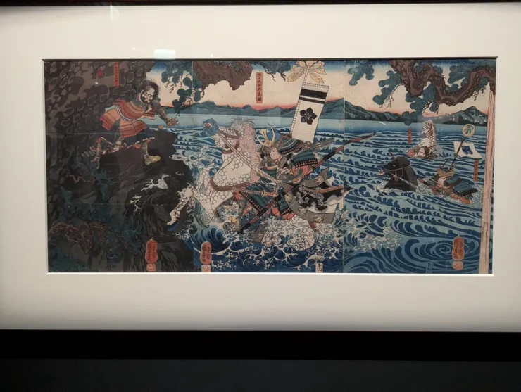 宇治川先鋒--歌川國芳