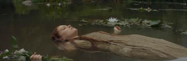 Ophelia電影序幕,致敬米雷畫作,resource from IMDB