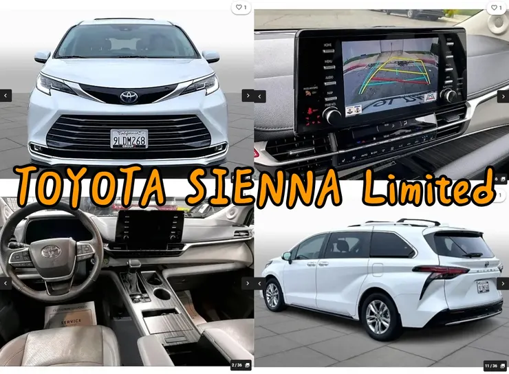 美規TOYOTA SIENNA Limited外匯車。代辦TOYOTA SIENNA Limited美規外匯車車源分享。