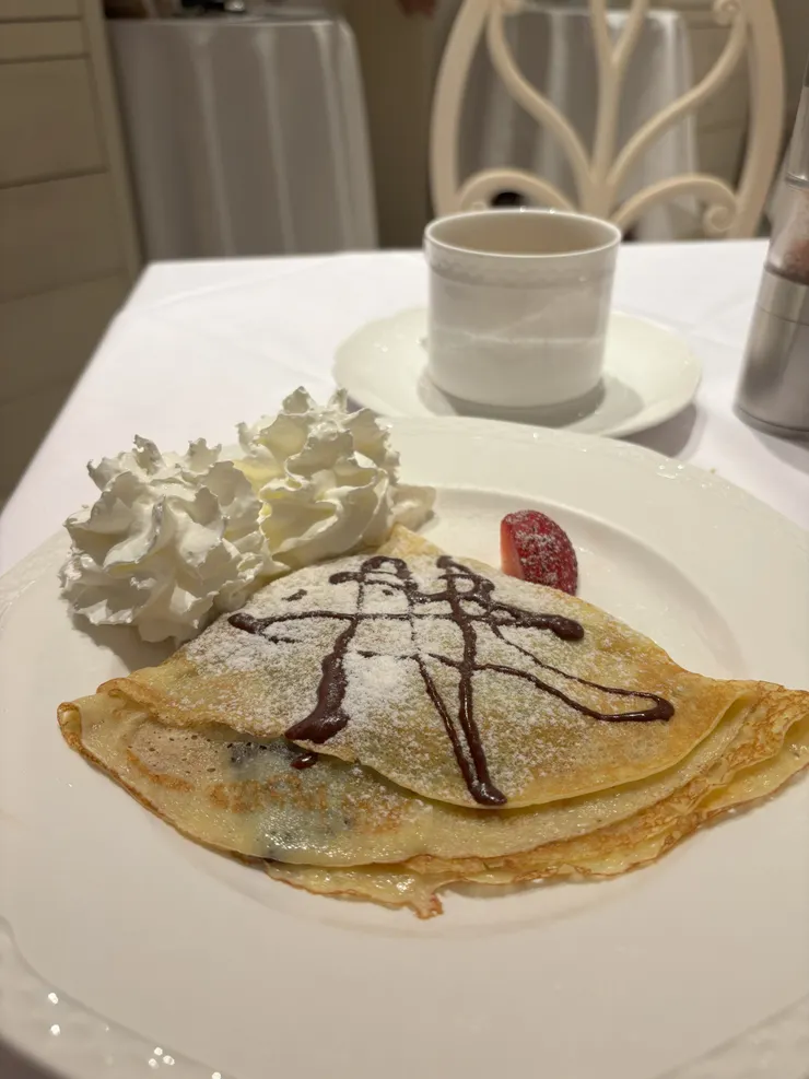 「雙層瑞士黑巧克力薄餅」