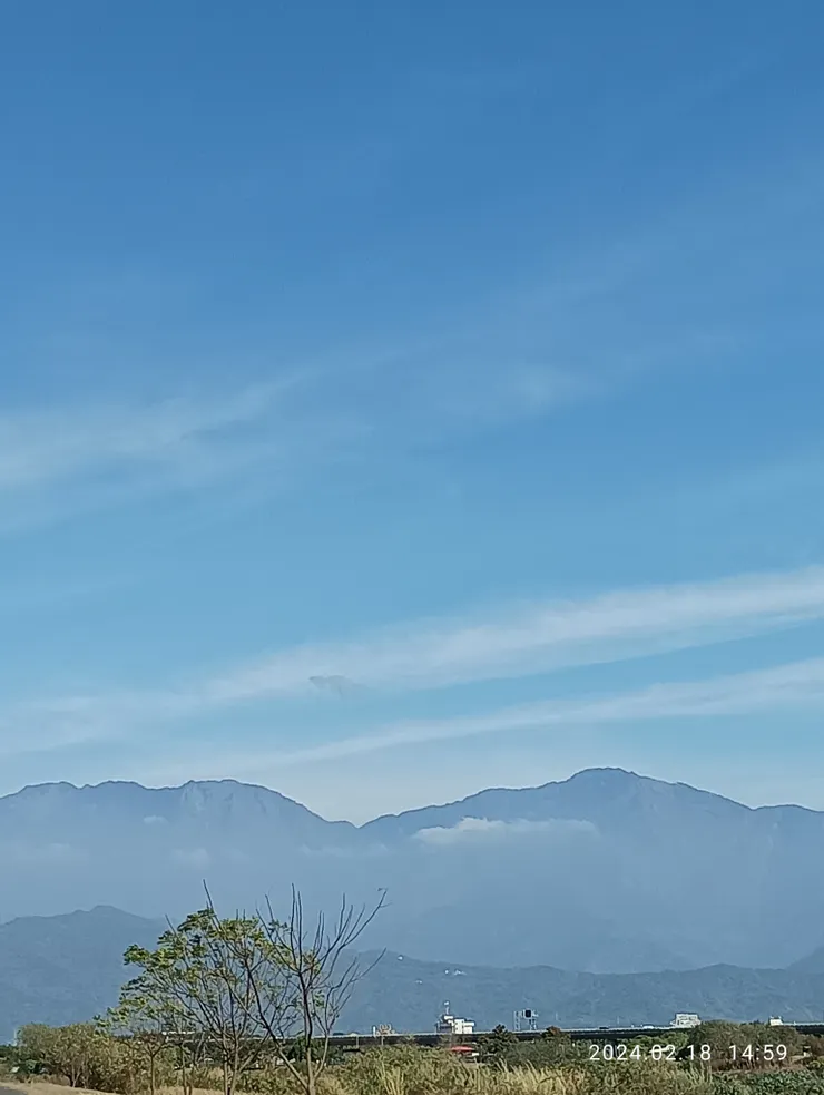 眺賞大武山脈