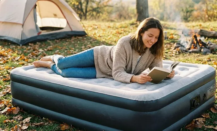 充氣床墊示意圖