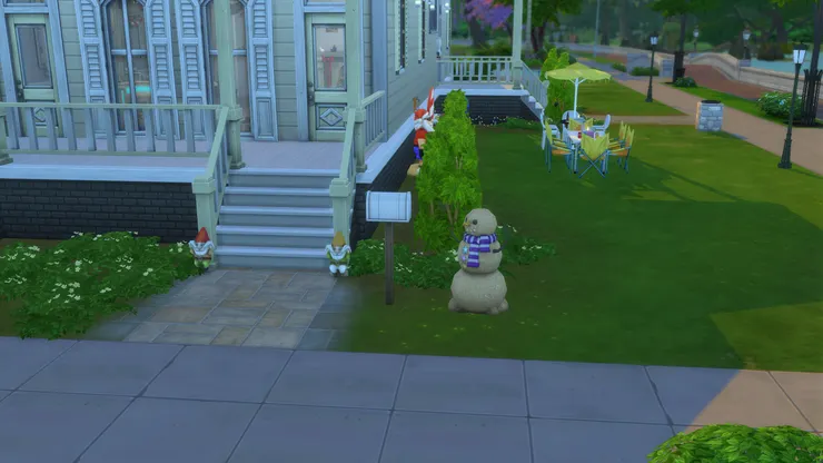 我非常喜歡雪人！圓圓胖胖的超可愛！聖誕節這麼多角色我最喜歡它了！