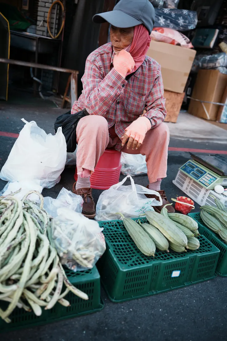 賣菜的大姐