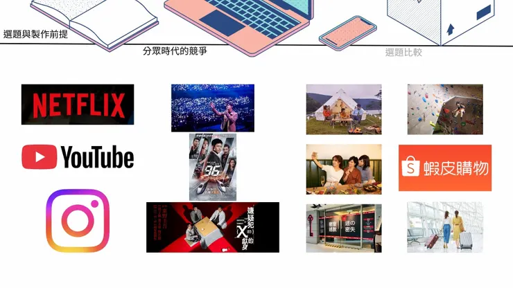 串流、社群、休閒活動、購物等,只要跟消費力與時間有關的,都是競爭者,畢竟娛樂並不是生活必需品