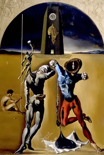 1943年,《美國詩人》觸及種族議題,畫中出現可樂瓶,甚至比普普藝術聞名的安迪沃荷還更早(圖片來源:卡拉達利基金會網站)