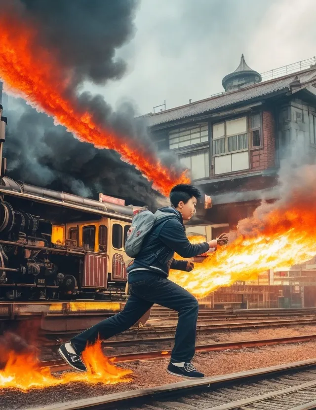 ai不小心打錯，跑出來的我覺得很帥