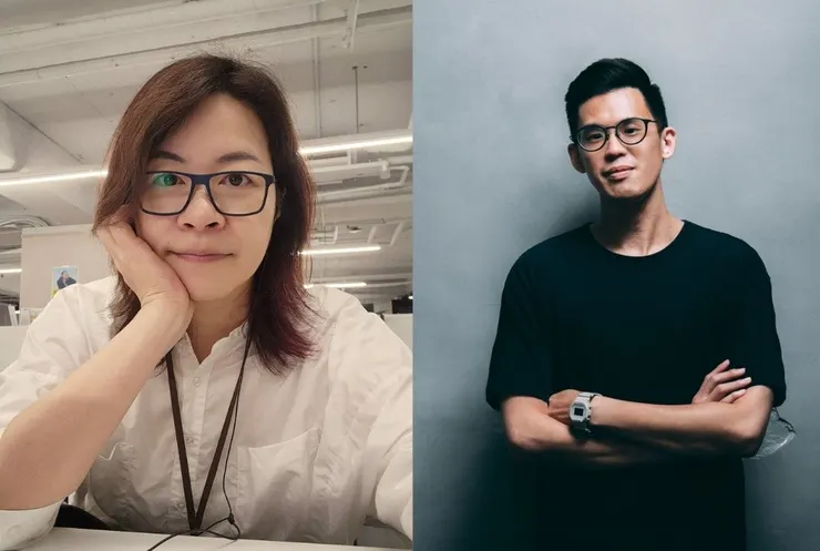 (左起 : 聯眾觀點執行創意總監邱瑞雲、聯樂數位行銷執行創意總監鍾本仁)