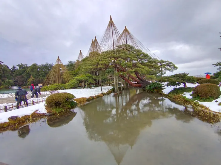 金澤兼六園的美,無法用文字來表達