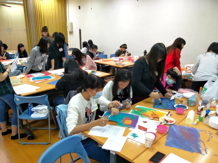 藝術輔療師資認證教學現場