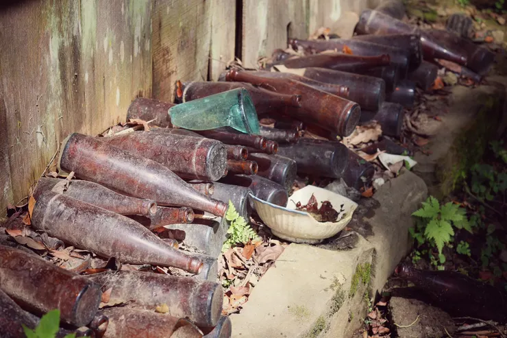 到處都是前人留下的生活遺跡