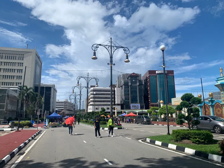 當天好像有巡遊。