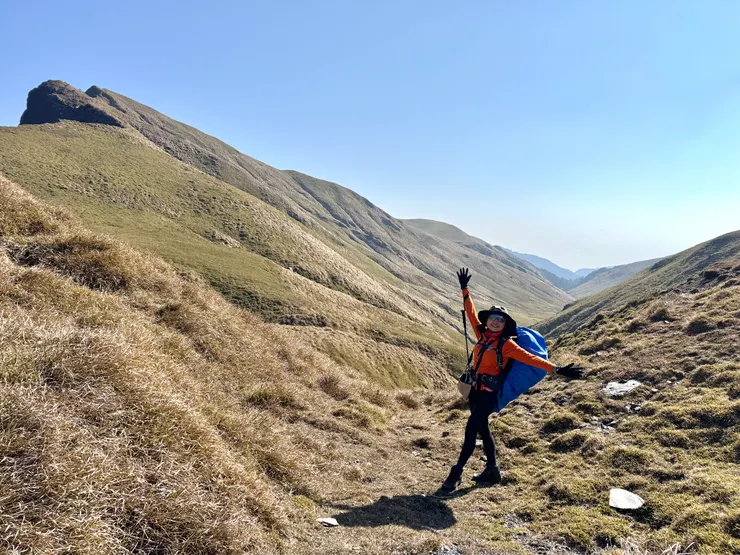 晴朗的天空讓人心情愉快。