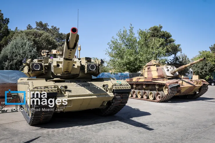 左邊為Soleiman-402、右邊為原版M60A1。(圖片提供：IRNA)