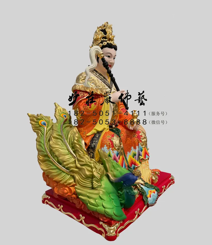 九天玄女神像左側照