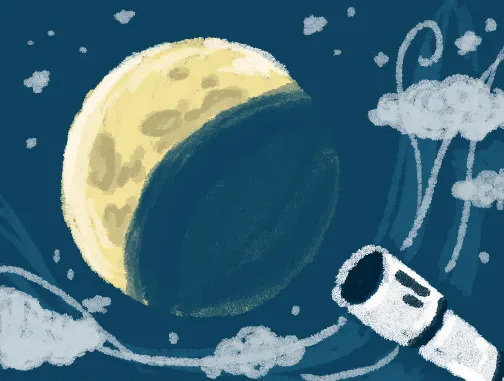 月偏食時，月亮不會變成紅色