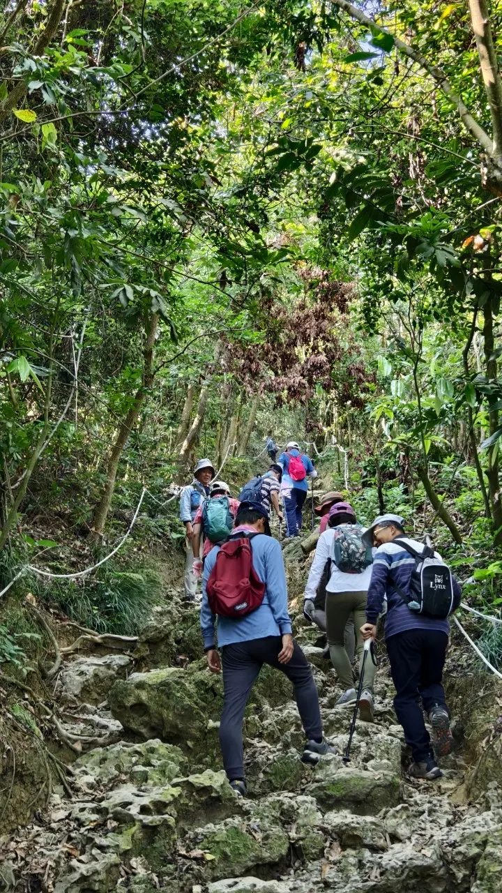 一行人上北好漢坡
