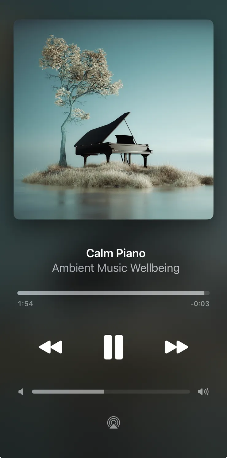 Ambient Music 播放介面