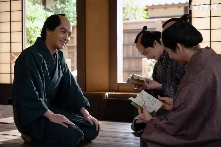 蔦重的書店生意蒸蒸日上