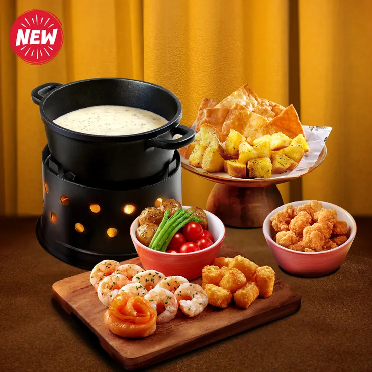 黑松露芝味鍋   2人鍋 單點：港幣$164 追加價：港幣$119 *    4人鍋 單點：港幣$329 追加價：港幣$229 *  經典芝味鍋   2人鍋 單點：港幣$149 追加價：港幣$104 *    4人鍋 單點：港幣$309 追加價：港幣$219 *