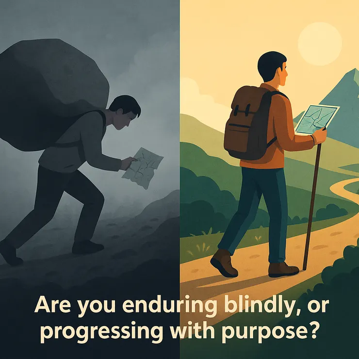 是看不清前路的硬撐，還是看清方向的選擇？