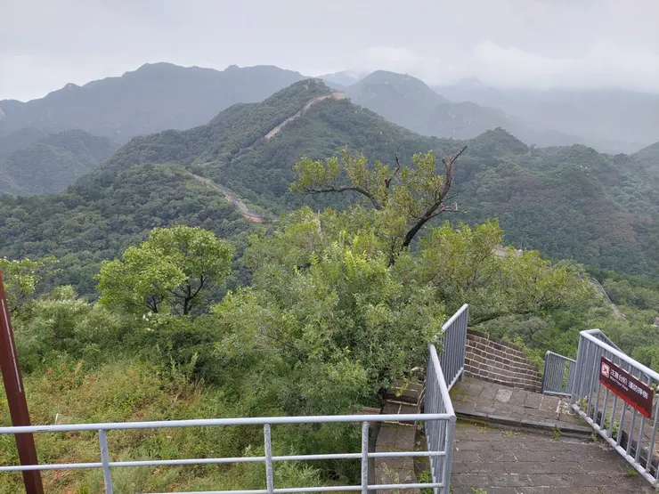 八達嶺長城未開放的一段