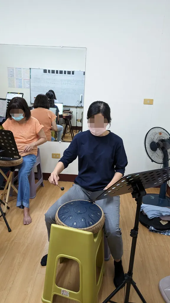 台南成人音樂課程推薦【琴芸韻音樂中心】成人空靈鼓，學起來太有
