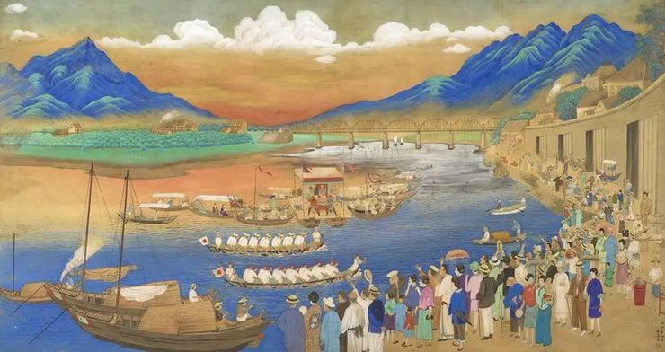 蔡雪溪 1930年 扒龍船