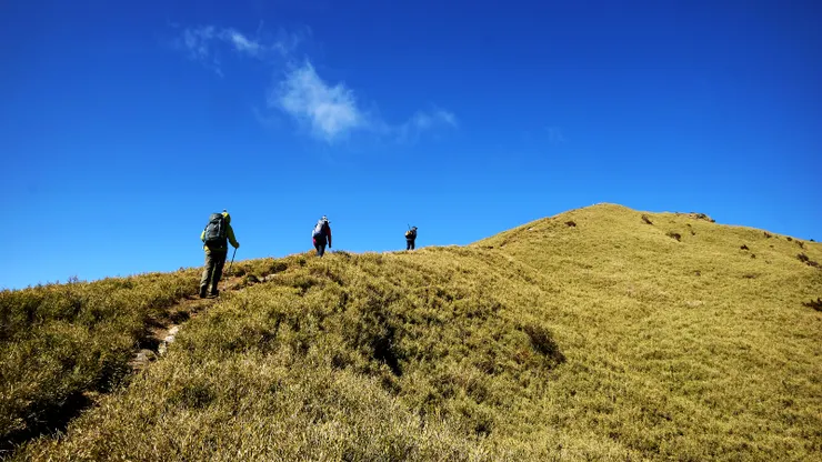 即將登頂合歡南峰