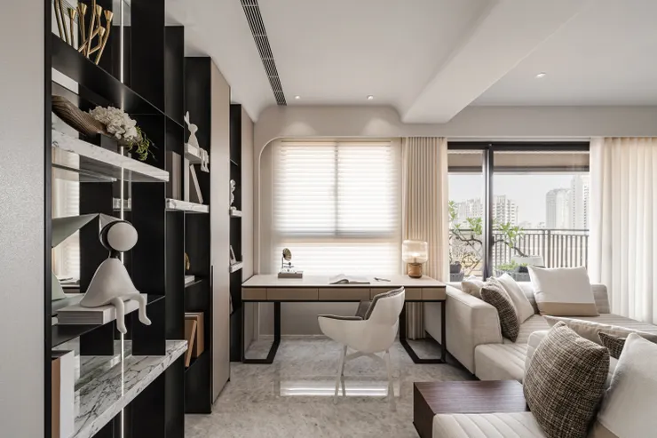 ▲開放式書房設計案例<美廳苑B1-18F>