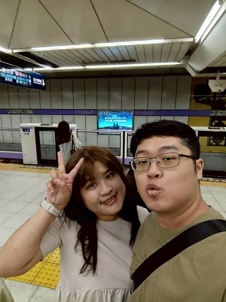 與老婆合拍2😍