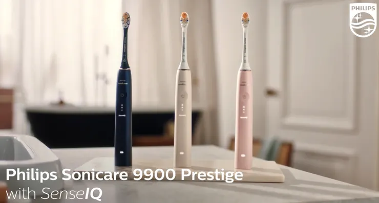 旗艦級 9900 Prestige，重點放在日常刷牙的保護與穩定。
