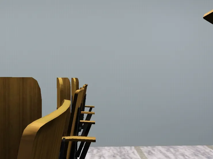 沒有人坐的時候便是這樣子。