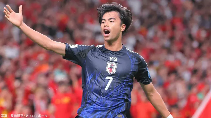 重返國家隊的三笘薰（圖片來源：長田洋平アフロスポーツ）