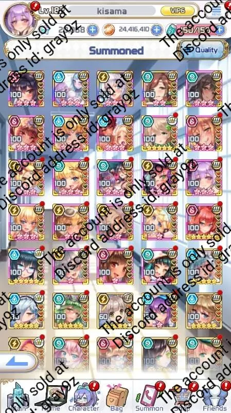 Account vip full event 