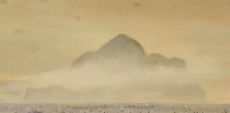 〈婆娑之洋〉局部—龜山島