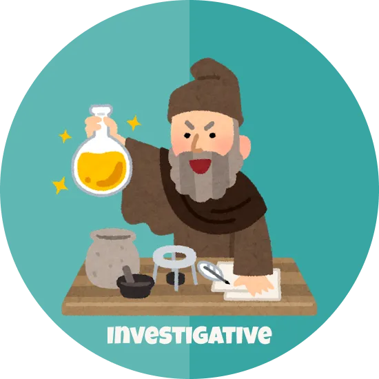 我的holland職業性向測驗，做出了研究型的結果；並不意外，但真的要把它當成下半場的方向，我開始有點震了。很多事情要重頭開始，這樣的時間成本是值得的嗎?