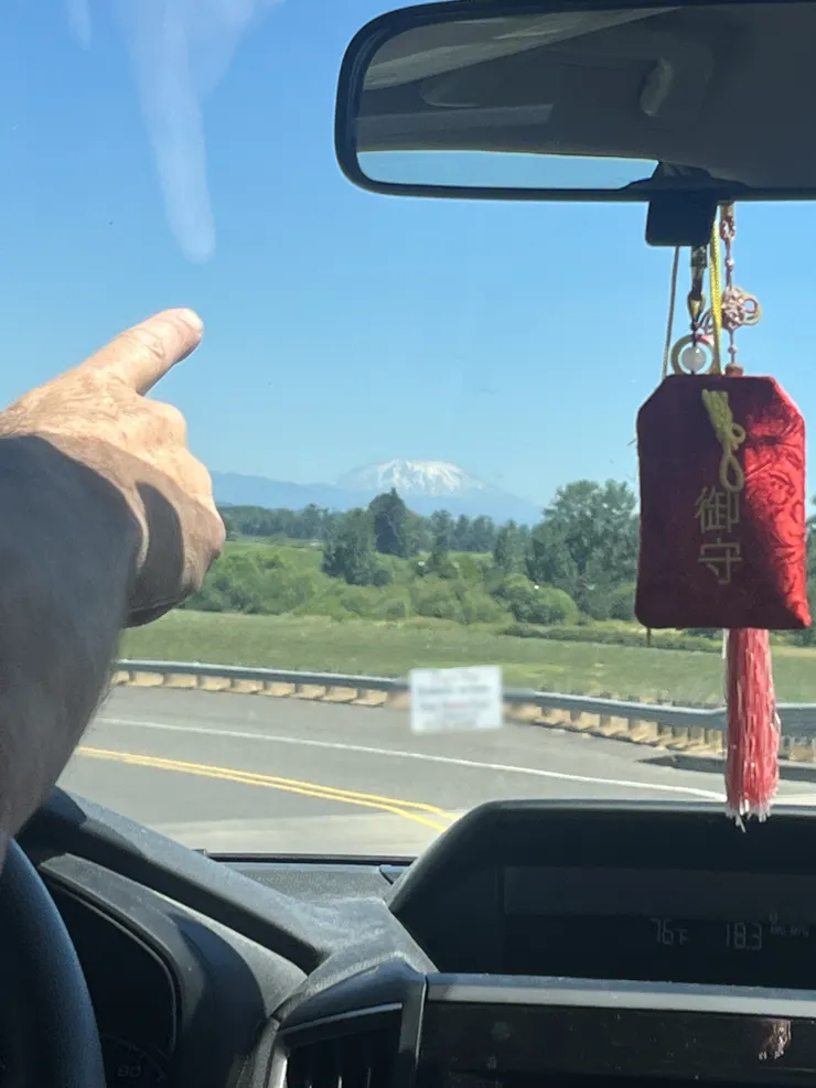 ▲Richard說那是雪山