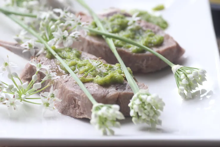 韭花醬佐羊小排