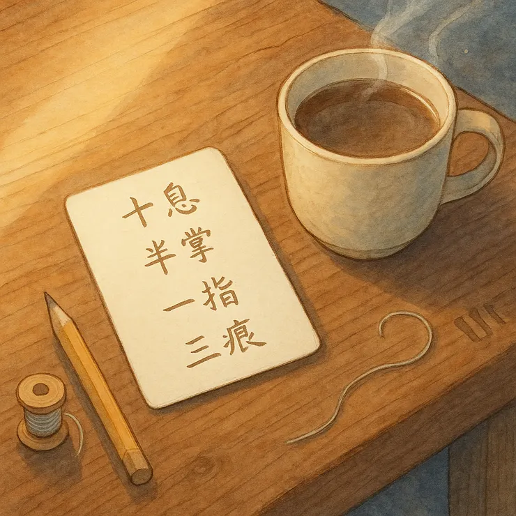 夜行之前,先把尺攤開。