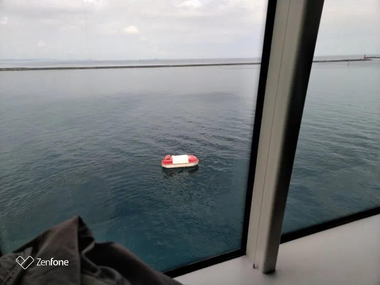 圖四：逃生艇的功能操作演習