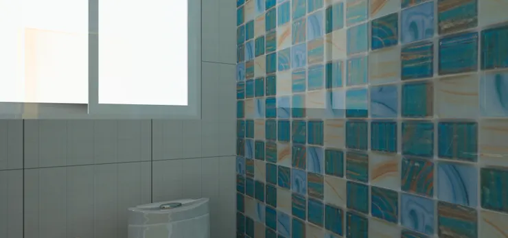 拍不到馬桶下面，只拍到水箱。