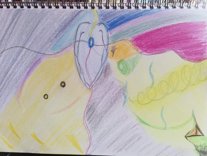 完成圖-中間是心臟